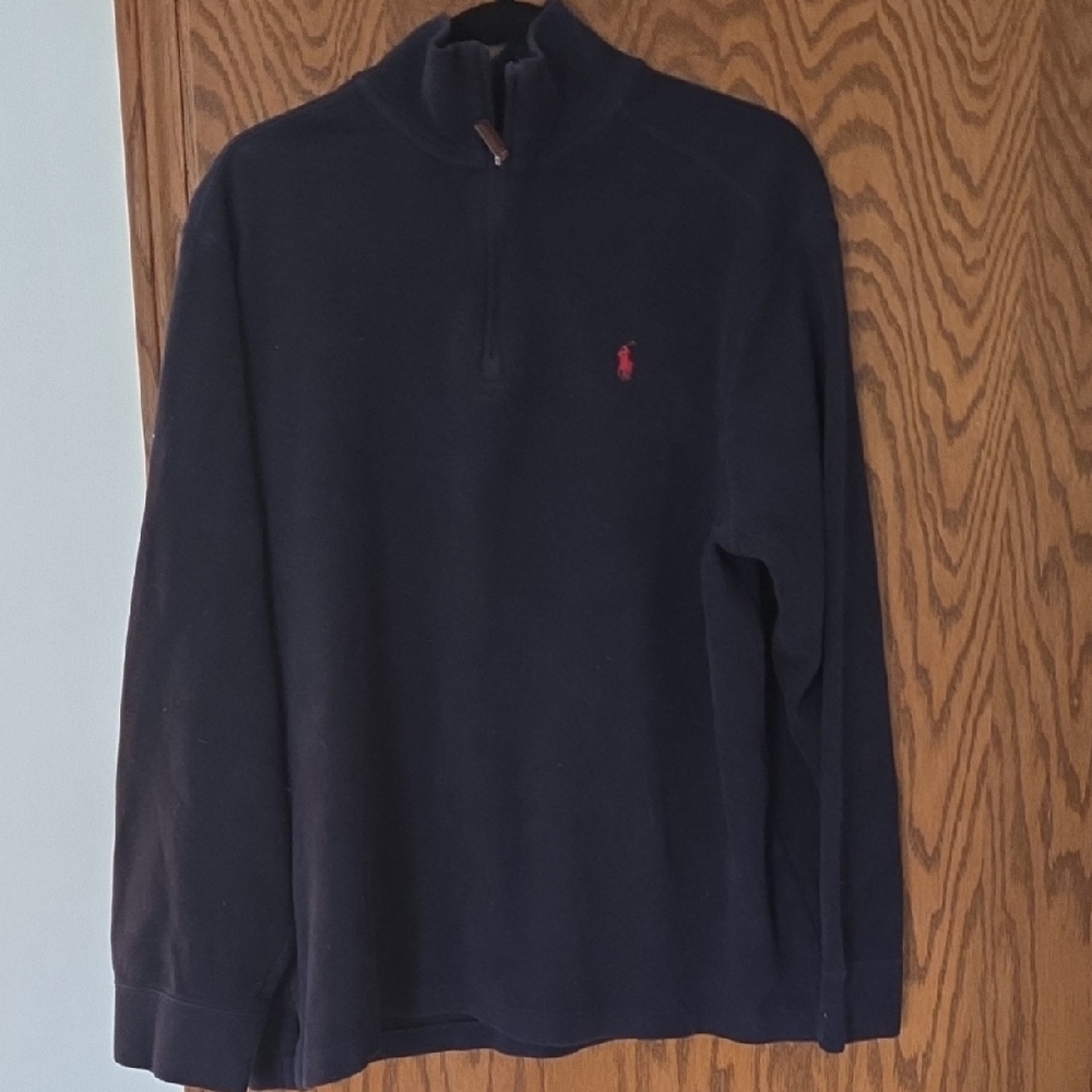 Polo Ralph Lauren Dark Blue Zip-Up Sweater